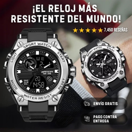 RELOJ SANDA  PLATEADO 🍀🍀🍀
