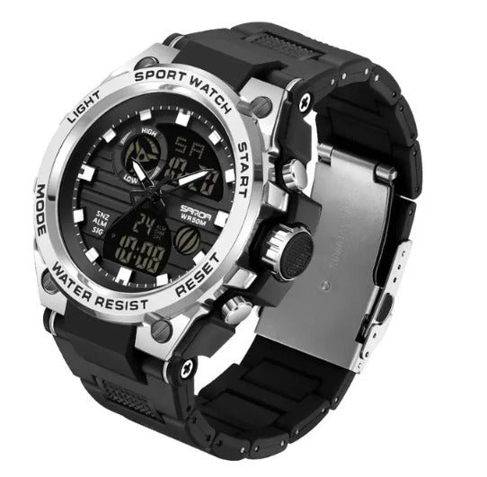RELOJ SANDA  PLATEADO 🍀🍀🍀